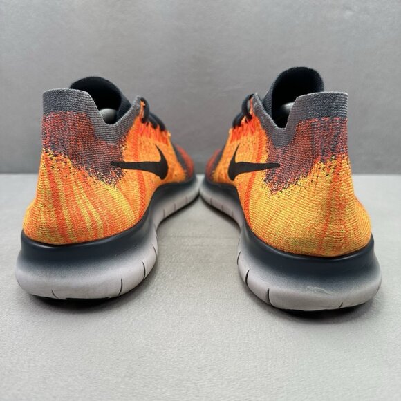 Nike Free RN Flyknit 2017 Mens Size 11.5 Shoes Crimson / Grey Running Sneakers main image 7